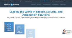 Desktop Screenshot of certifiedesupport.com